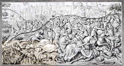 Facsimile of the Conquest of Jerusalem by Charlemagne, from the 